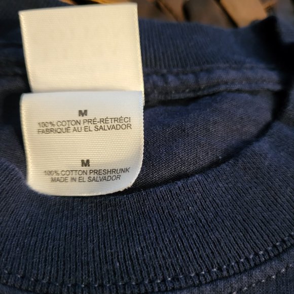 Vintage Queensryche Logo Double-Sided T Shirt Men's Medium Blue - Picture 3 of 5